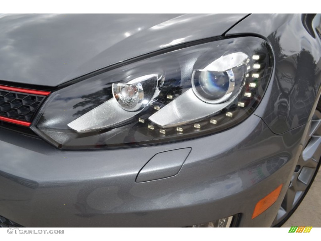 2013 GTI 2 Door - United Gray Metallic / Interlagos Plaid Cloth photo #30