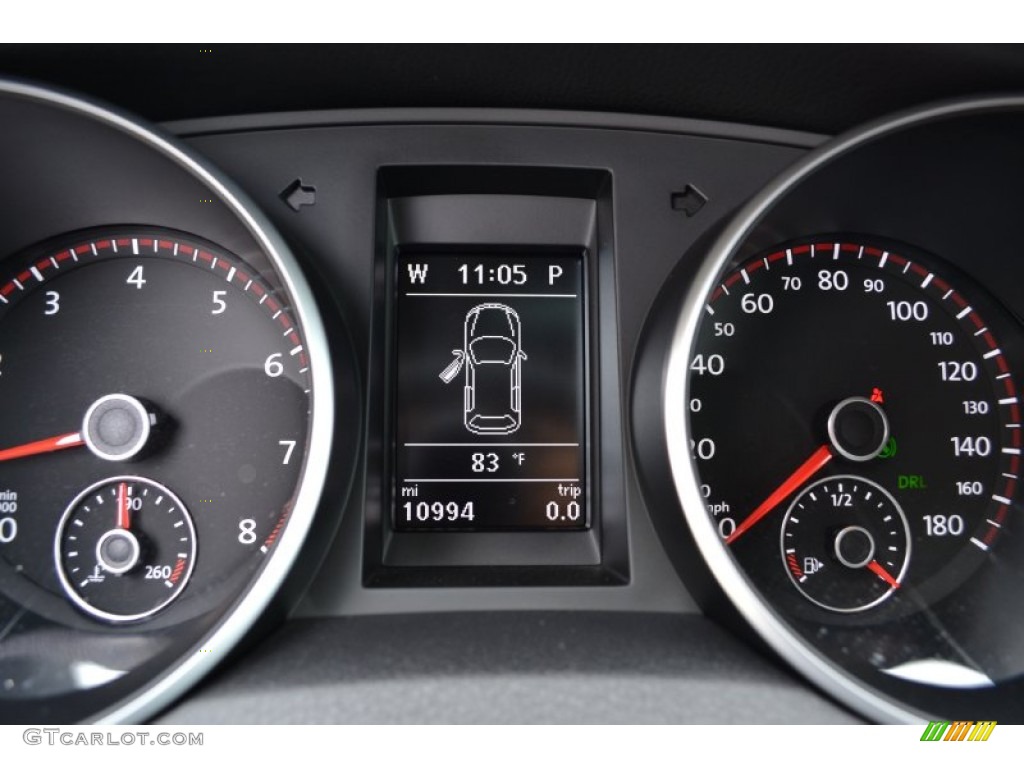 2013 GTI 2 Door - United Gray Metallic / Interlagos Plaid Cloth photo #35