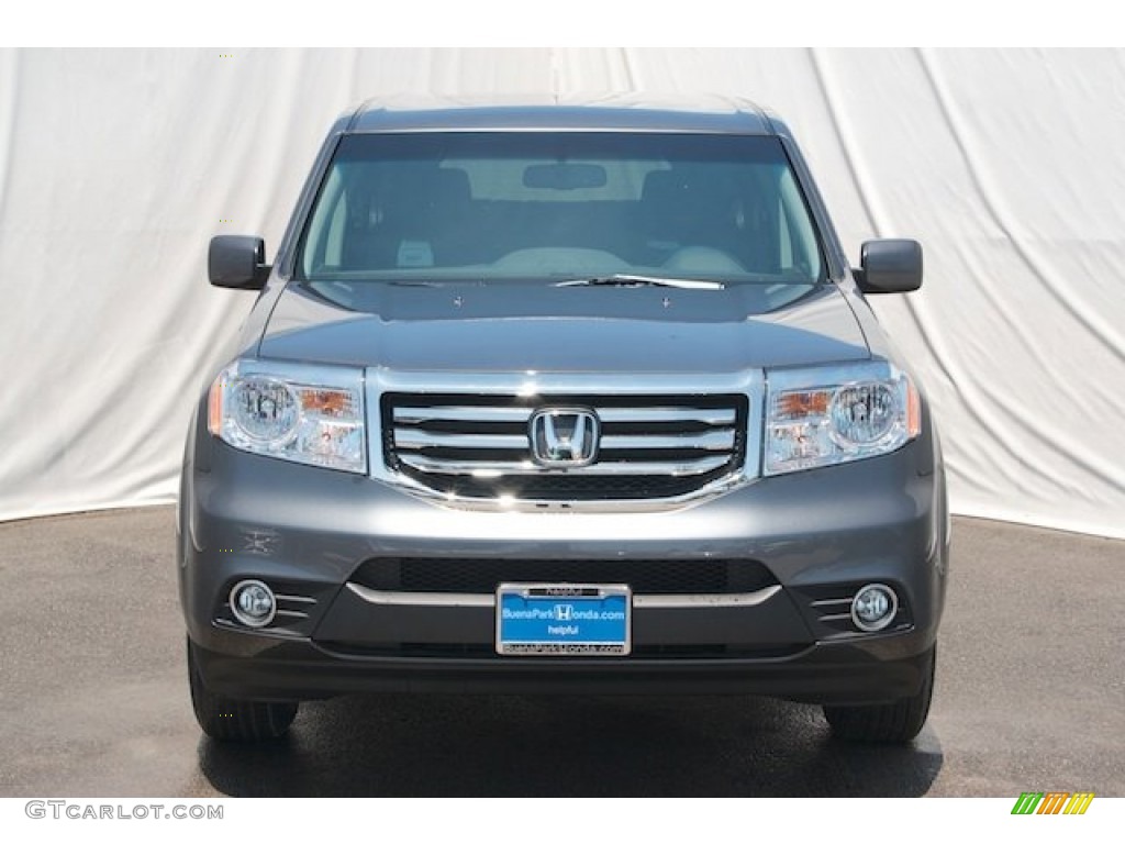 2014 Pilot EX - Modern Steel Metallic / Gray photo #2