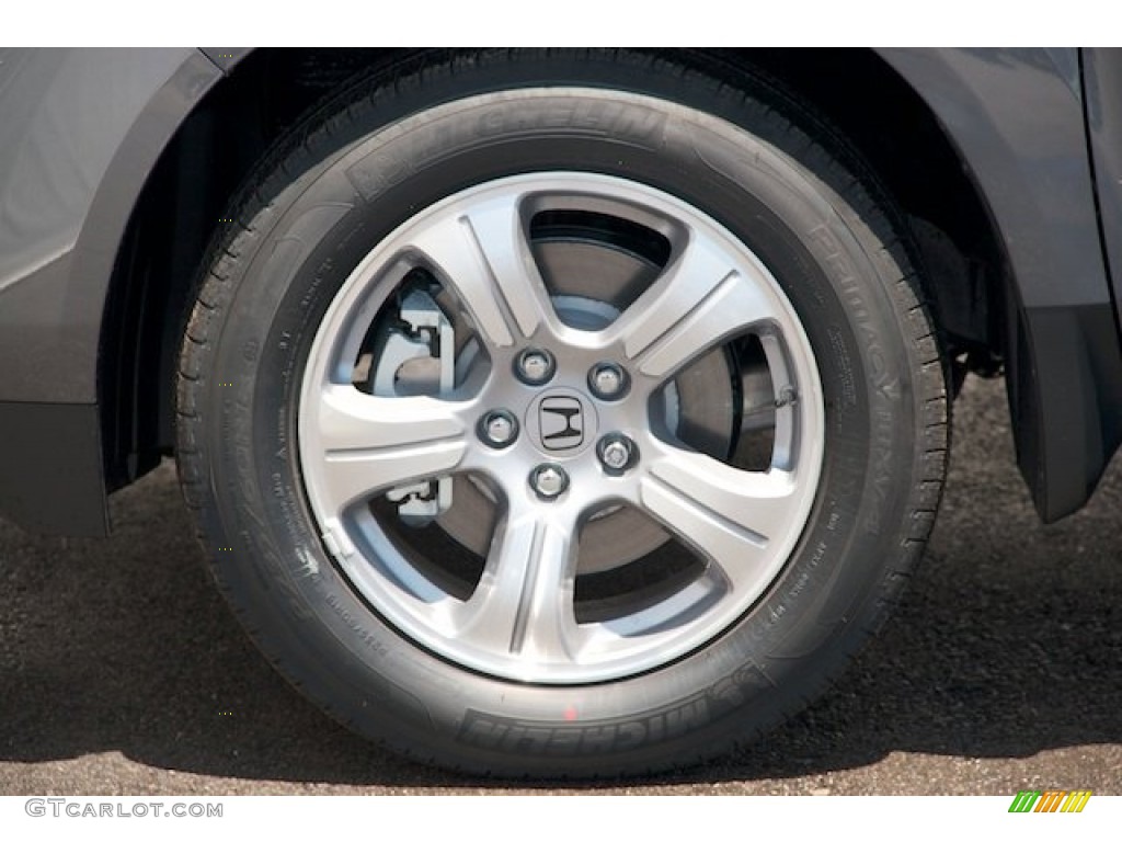 2014 Pilot EX - Modern Steel Metallic / Gray photo #7