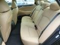 2014 Hyundai Sonata Camel Interior Rear Seat Photo