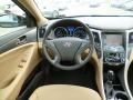 2014 Hyundai Sonata Camel Interior Dashboard Photo