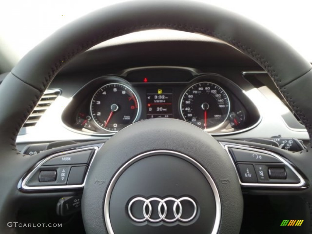 2014 Audi allroad Premium plus quattro Black Steering Wheel Photo #94048984