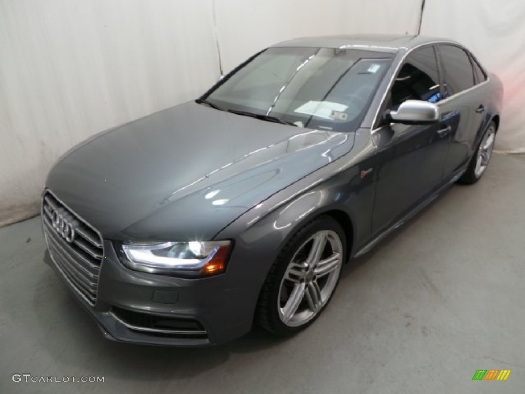 2014 S4 Premium plus 3.0 TFSI quattro - Monsoon Gray Metallic / Black photo #3