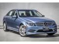 Quartz Blue Metallic - C 300 Luxury Photo No. 12