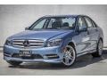 Quartz Blue Metallic - C 300 Luxury Photo No. 13