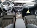 2014 Audi RS 7 Black Valcona Leather w/Honeycomb Stitching Interior Dashboard Photo
