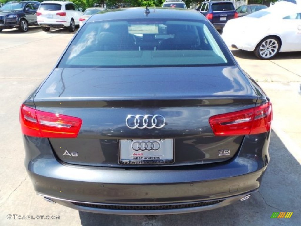 2014 A6 3.0 TDI quattro Sedan - Daytona Grey Pearl Effect / Black photo #6