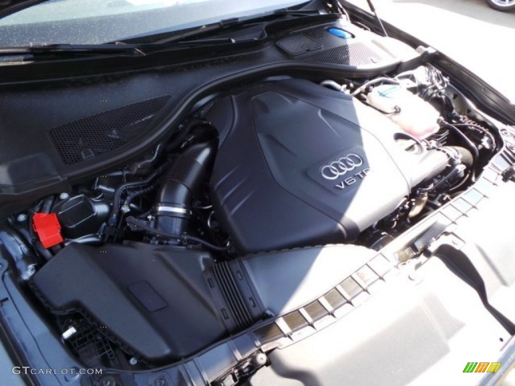 2014 A6 3.0 TDI quattro Sedan - Daytona Grey Pearl Effect / Black photo #34