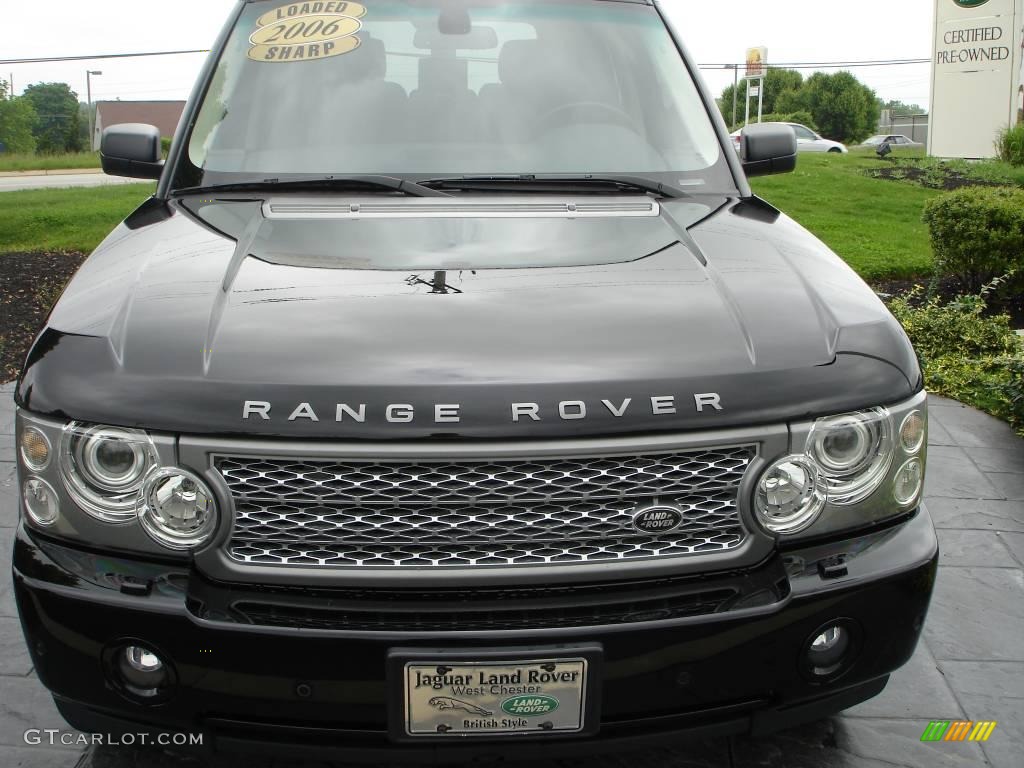 2006 Range Rover Supercharged - Java Black Pearl / Jet Black/Jet photo #9