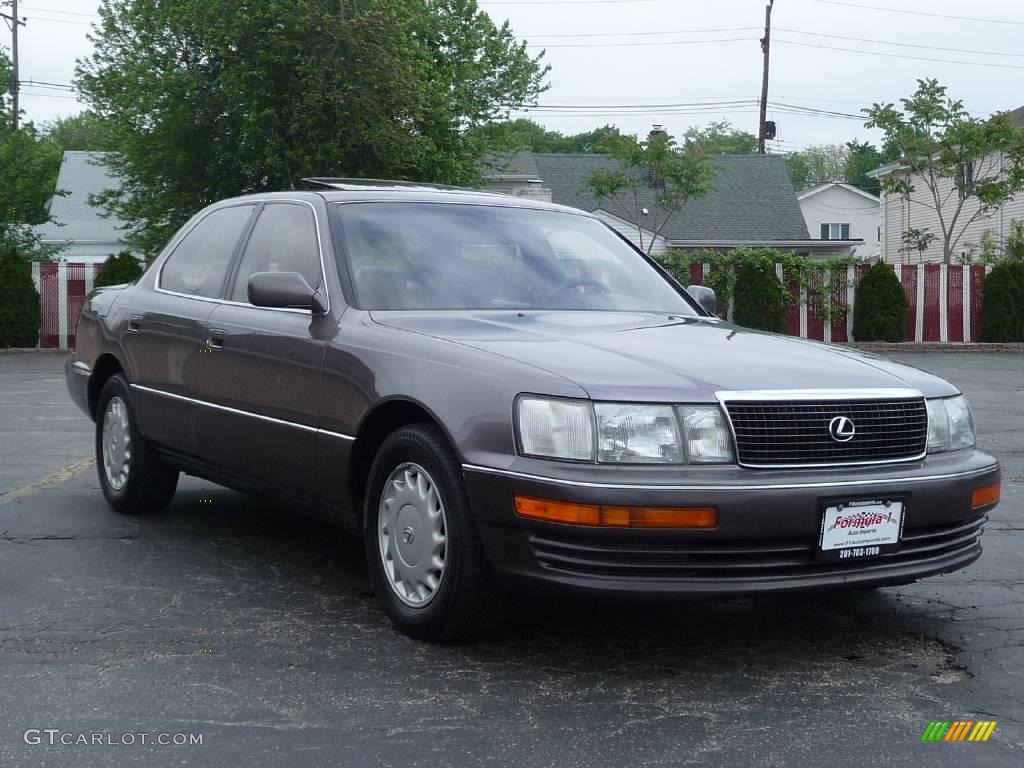 1992 LS 400 - Dark Taupe Metallic / Brown photo #2
