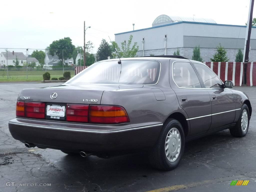 1992 LS 400 - Dark Taupe Metallic / Brown photo #3