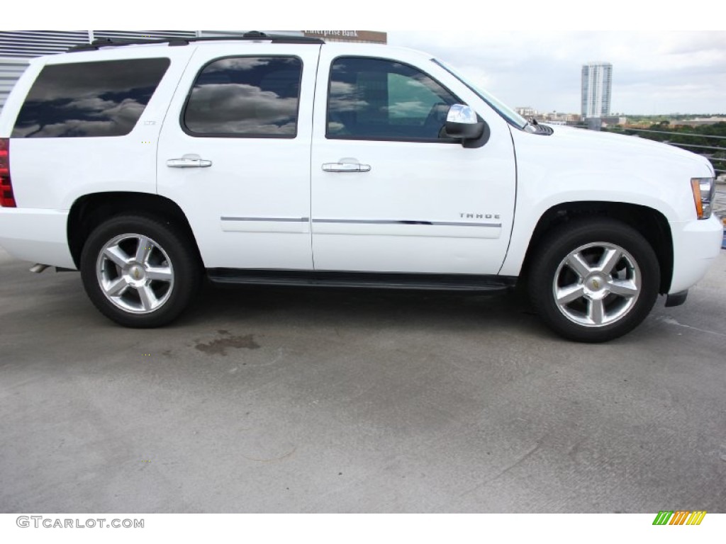 2012 Tahoe LTZ - Summit White / Light Cashmere/Dark Cashmere photo #12