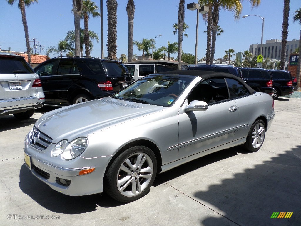 2009 CLK 350 Cabriolet - Iridium Silver Metallic / Black photo #5
