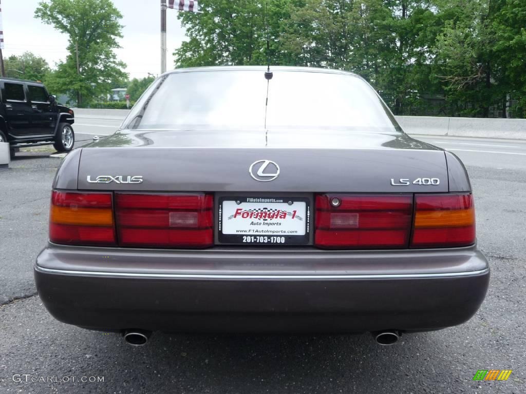 1992 LS 400 - Dark Taupe Metallic / Brown photo #10