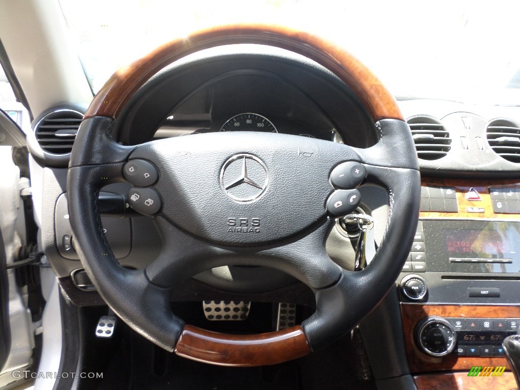 2009 CLK 350 Cabriolet - Iridium Silver Metallic / Black photo #11
