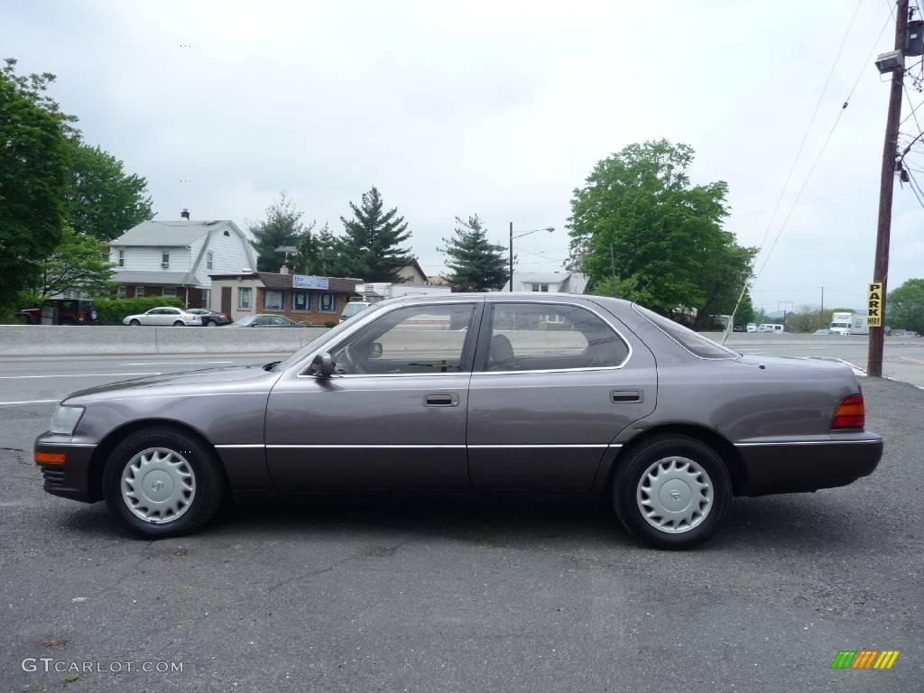 1992 LS 400 - Dark Taupe Metallic / Brown photo #11