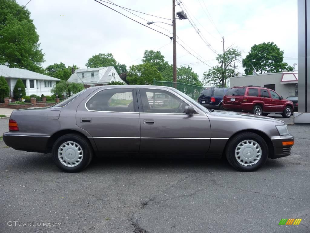 1992 LS 400 - Dark Taupe Metallic / Brown photo #12