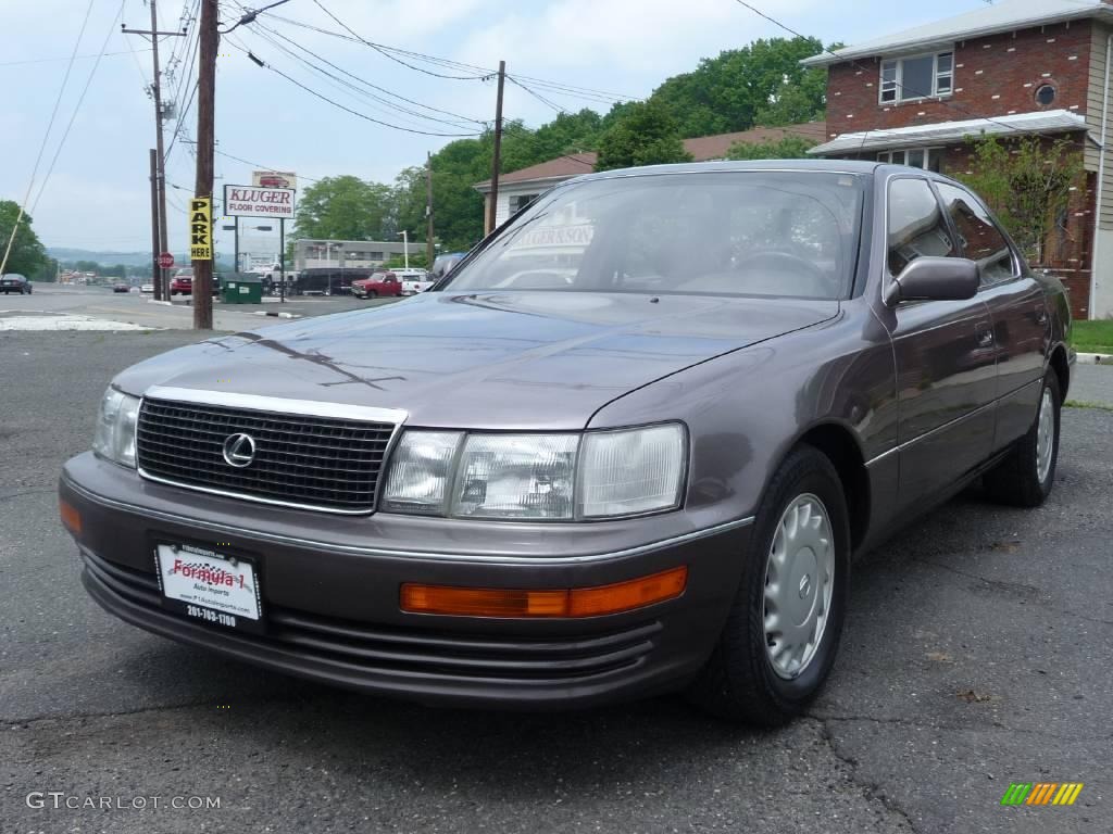 1992 LS 400 - Dark Taupe Metallic / Brown photo #13