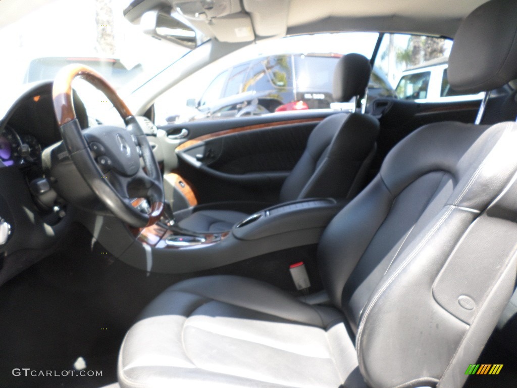 2009 CLK 350 Cabriolet - Iridium Silver Metallic / Black photo #16