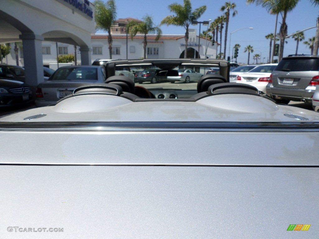 2009 CLK 350 Cabriolet - Iridium Silver Metallic / Black photo #20