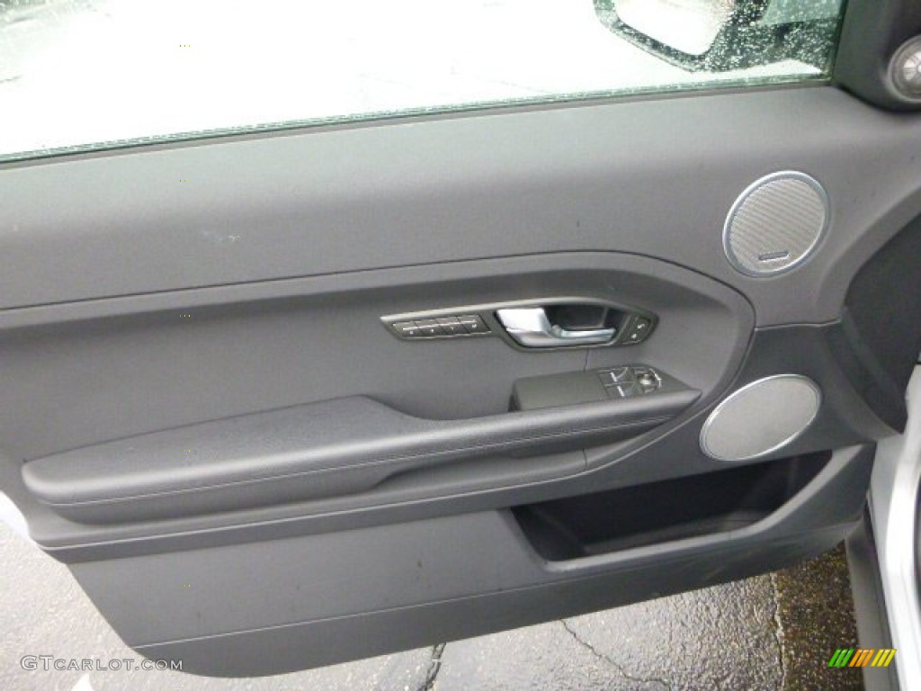 2012 Land Rover Range Rover Evoque Coupe Pure Ebony Door Panel Photo #94056204