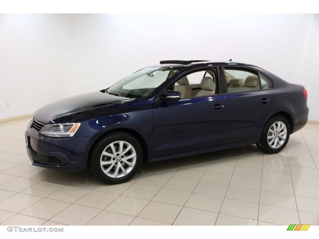 Tempest Blue Metallic 2011 Volkswagen Jetta SE Sedan Exterior Photo #94057035