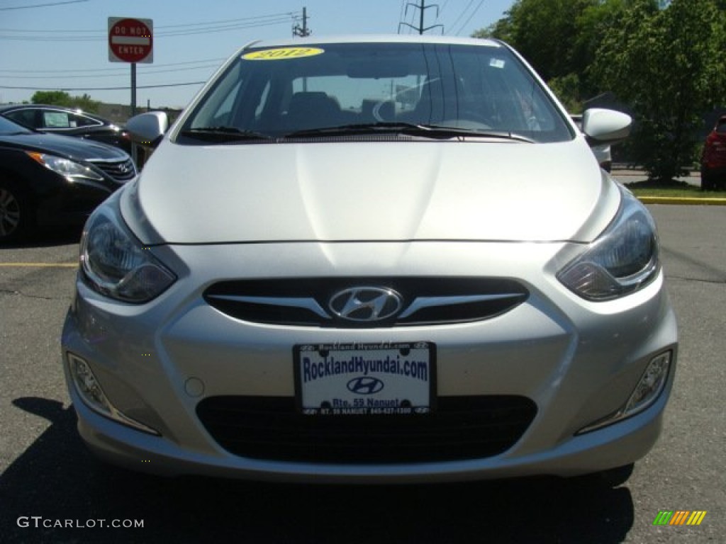 2012 Accent GLS 4 Door - Ironman Silver / Gray photo #2