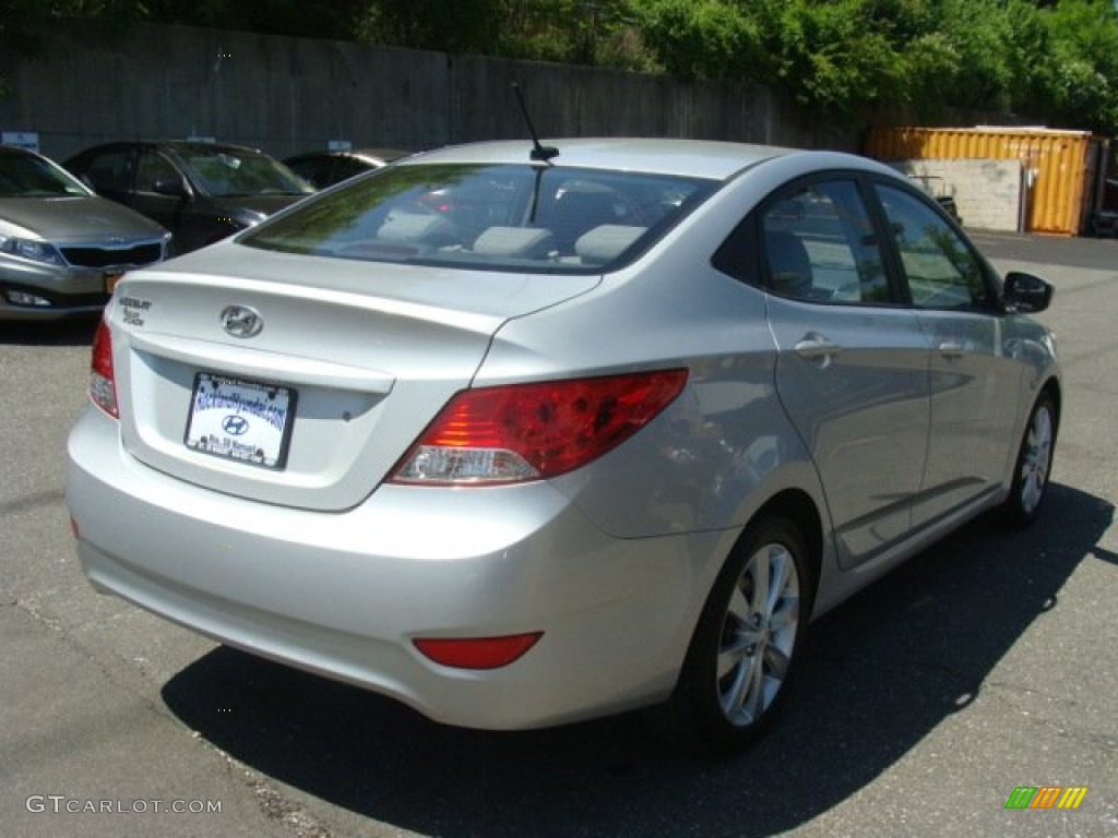 2012 Accent GLS 4 Door - Ironman Silver / Gray photo #4