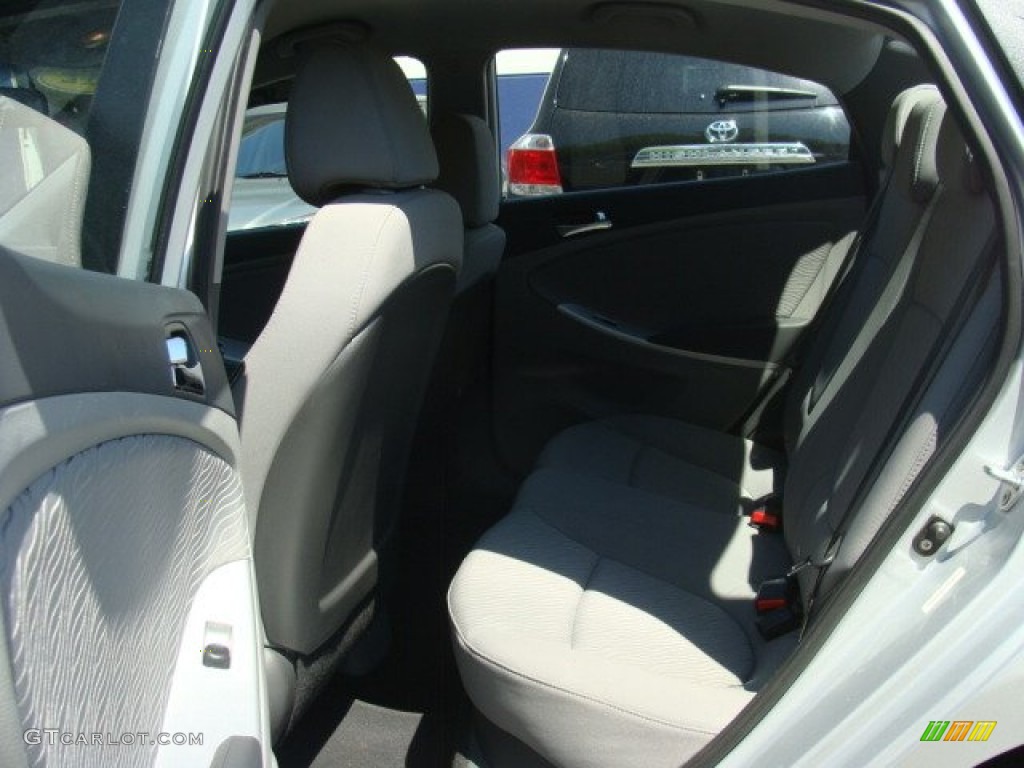 2012 Accent GLS 4 Door - Ironman Silver / Gray photo #20