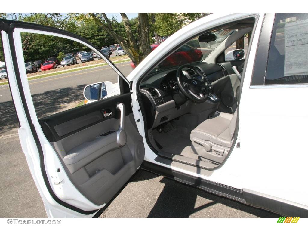 2007 CR-V EX-L 4WD - Taffeta White / Gray photo #10