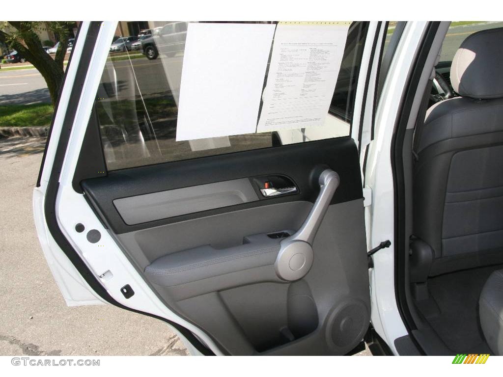 2007 CR-V EX-L 4WD - Taffeta White / Gray photo #17