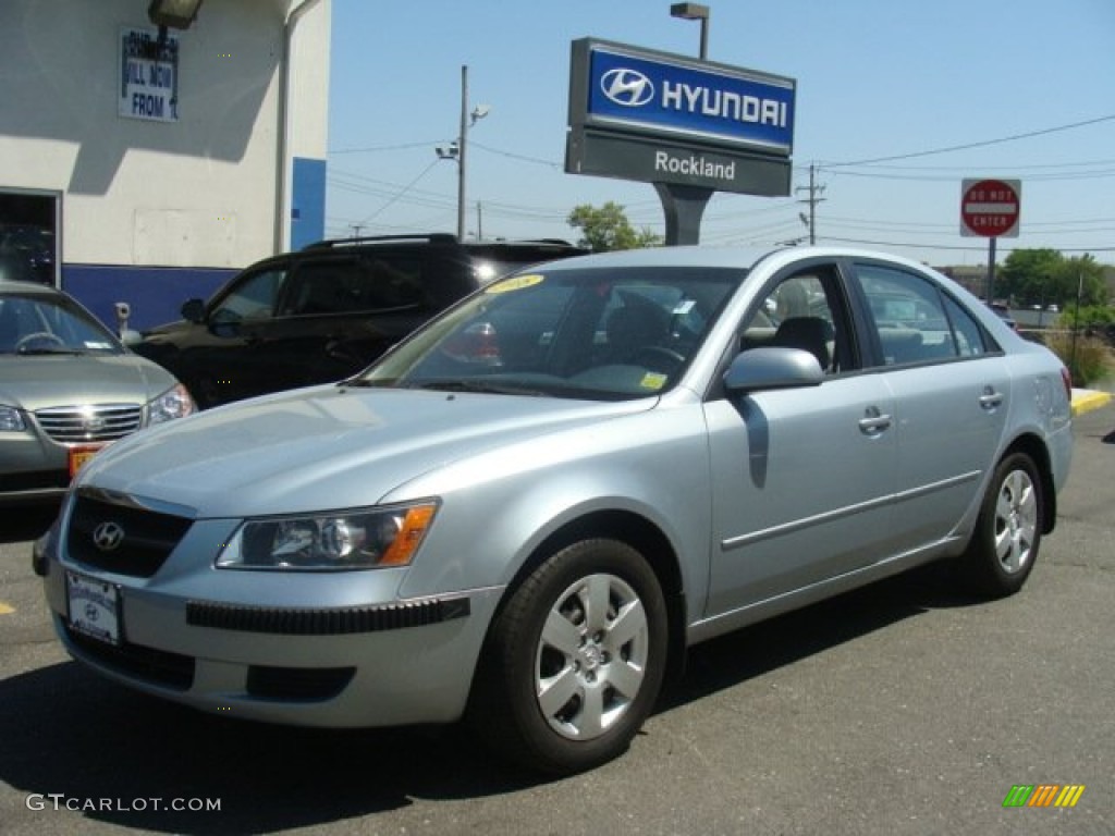 2008 Sonata GLS - Silver Blue / Gray photo #1