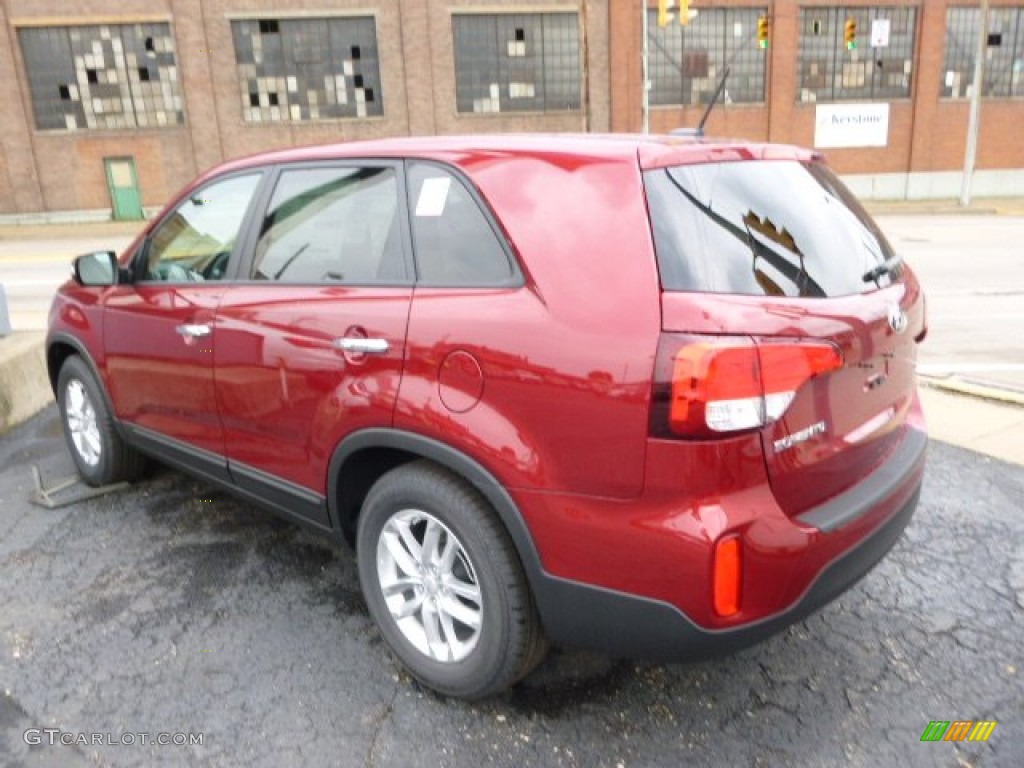 2015 Sorento LX - Remington Red / Beige photo #6