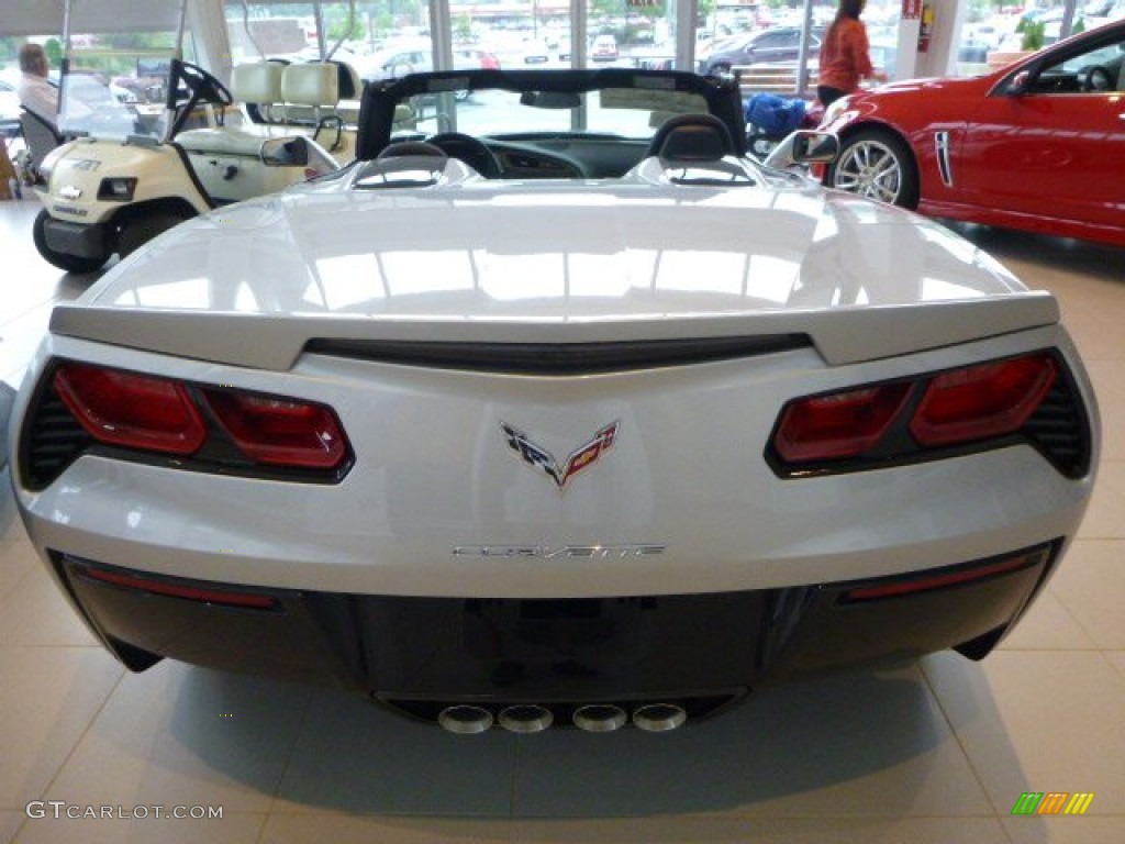 2014 Corvette Stingray Convertible Z51 - Blade Silver Metallic / Jet Black photo #3