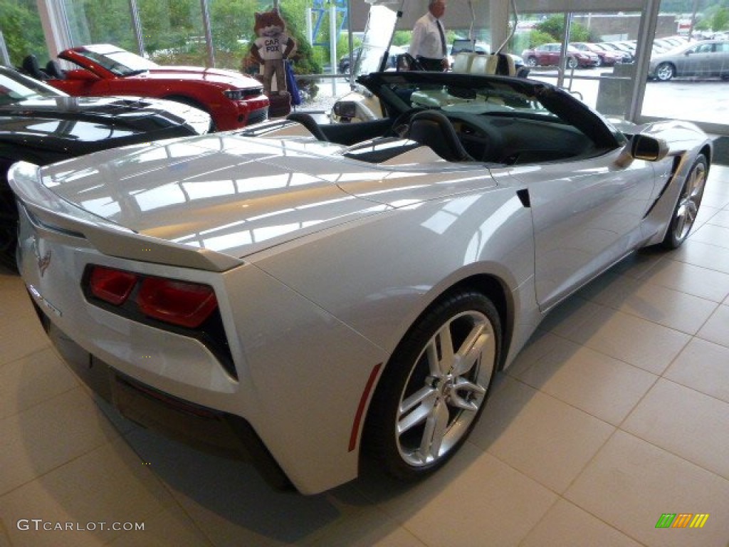 2014 Corvette Stingray Convertible Z51 - Blade Silver Metallic / Jet Black photo #4