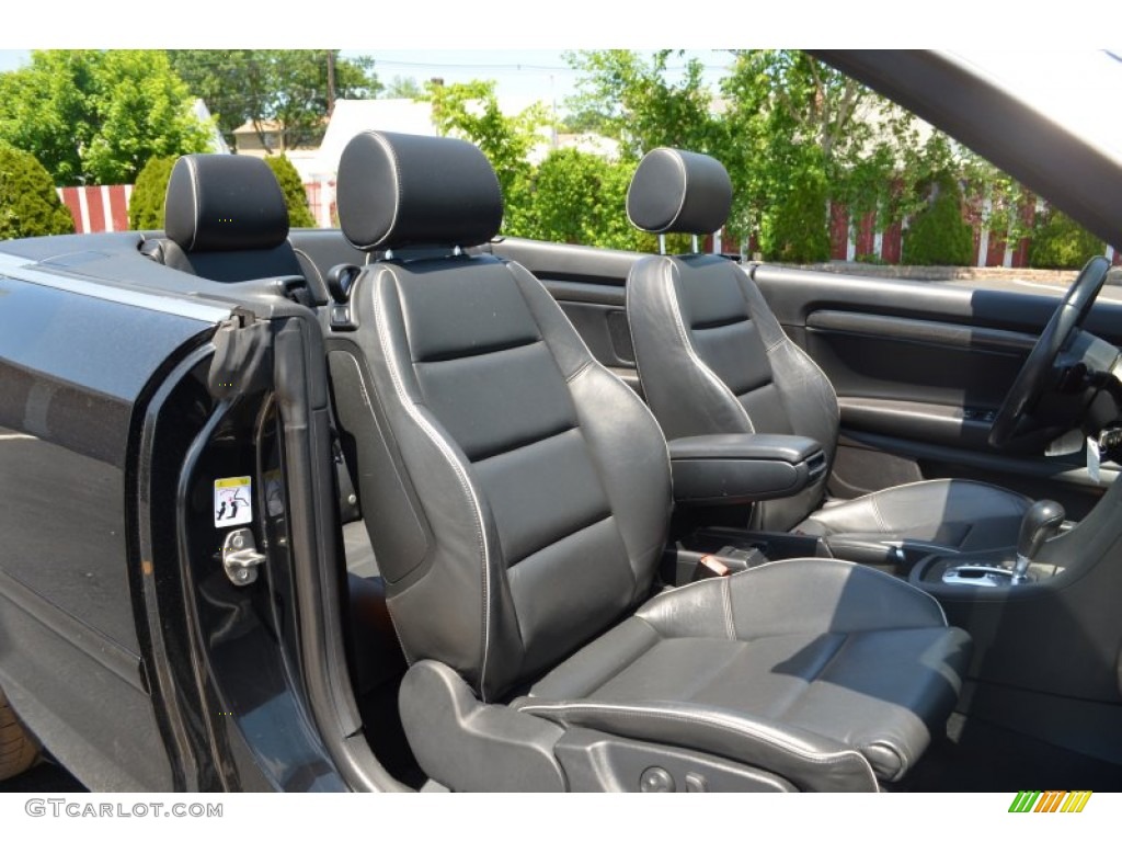 2008 Audi S4 4.2 quattro Cabriolet Front Seat Photo #94064042
