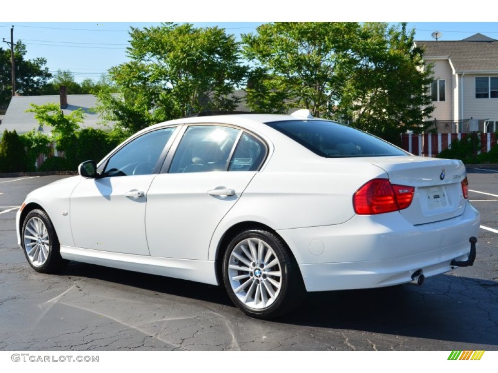 2010 3 Series 335d Sedan - Alpine White / Gray Dakota Leather photo #3