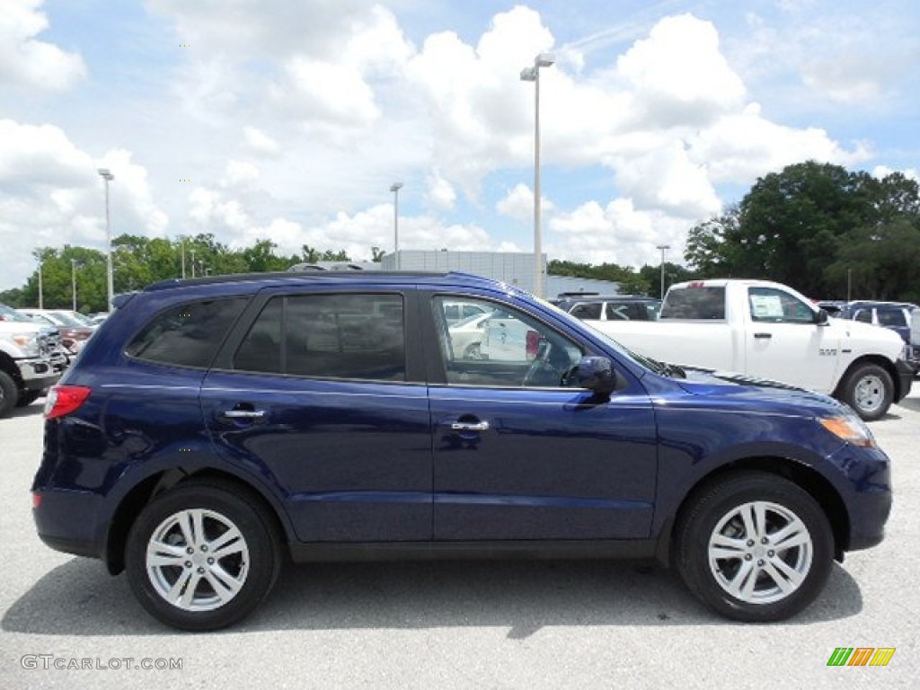 Indigo Blue Pearl 2010 Hyundai Santa Fe Limited Exterior Photo #94065015