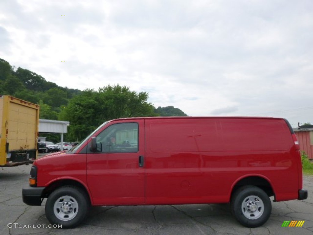 2014 Express 2500 Cargo WT - Victory Red / Medium Pewter photo #5