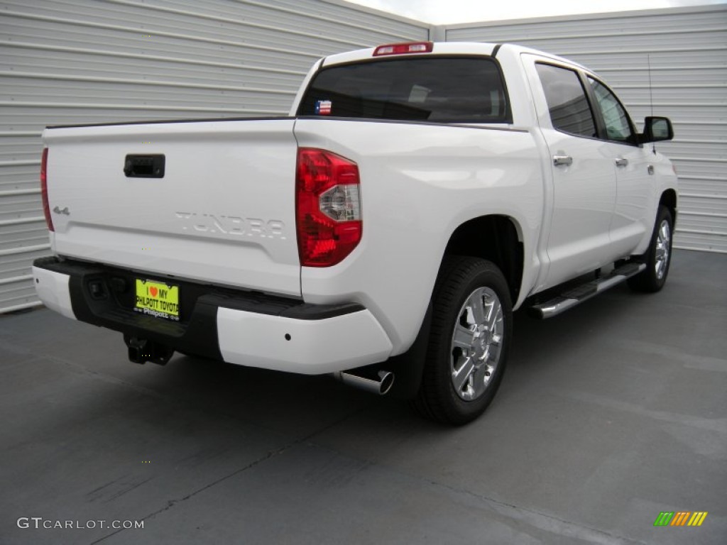 2014 Tundra 1794 Edition Crewmax 4x4 - Super White / 1794 Edition Premium Brown photo #4