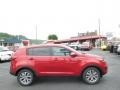 2014 Signal Red Kia Sportage LX  photo #1