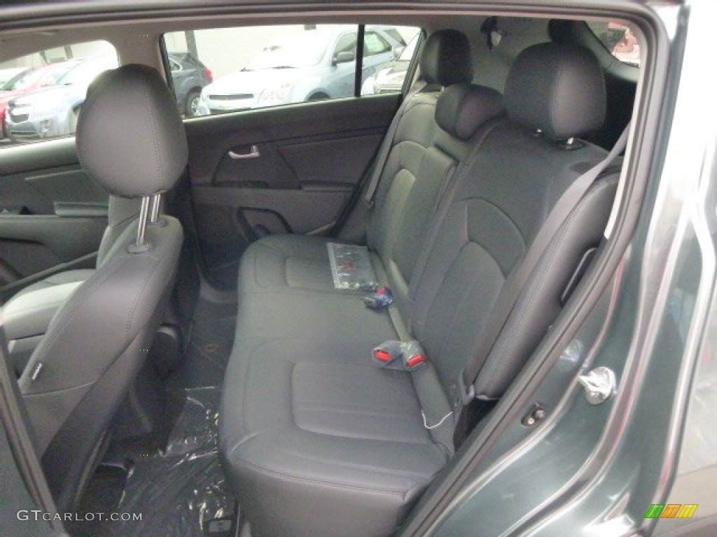 2014 Sportage EX AWD - Sage Green / Black photo #11