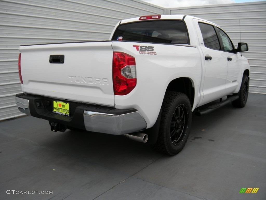 2014 Tundra TSS CrewMax - Super White / Black photo #4