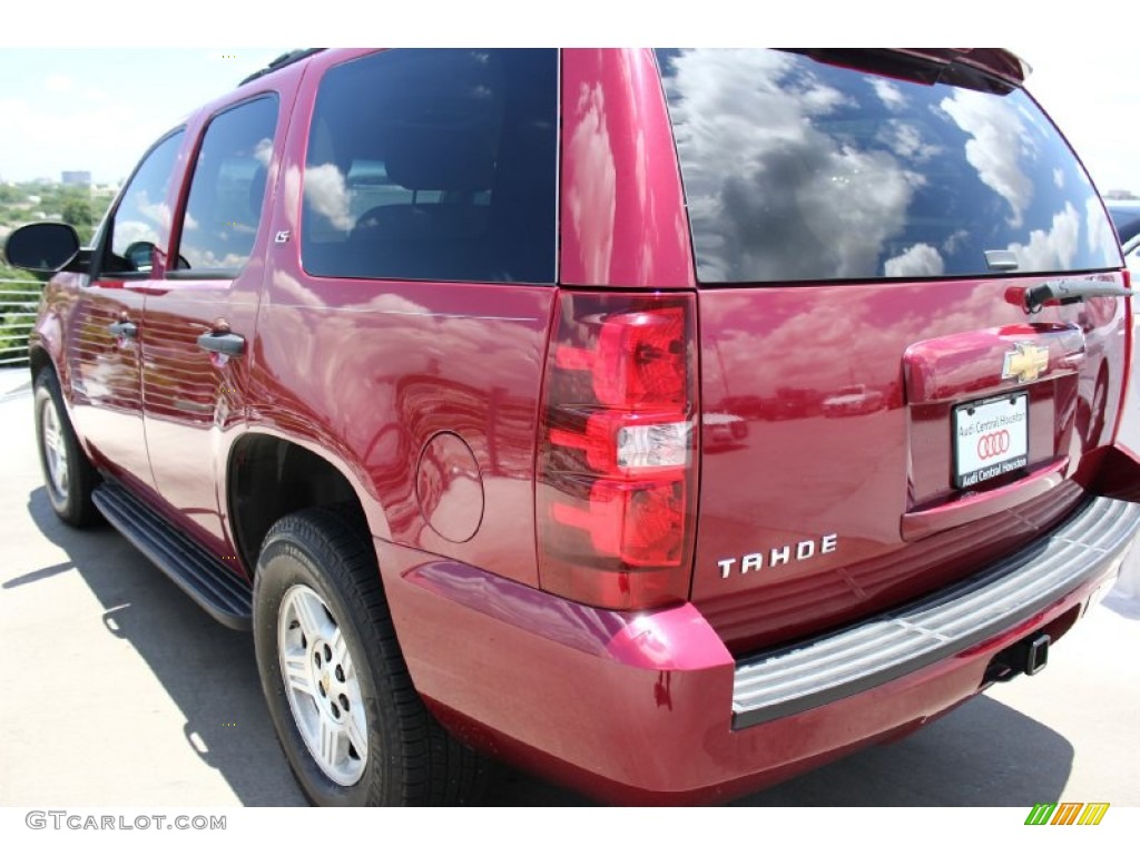 2007 Tahoe LS - Sport Red Metallic / Light Cashmere/Ebony photo #5