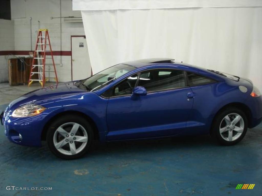 2006 Eclipse GS Coupe - UV Blue Pearl / Dark Charcoal photo #6