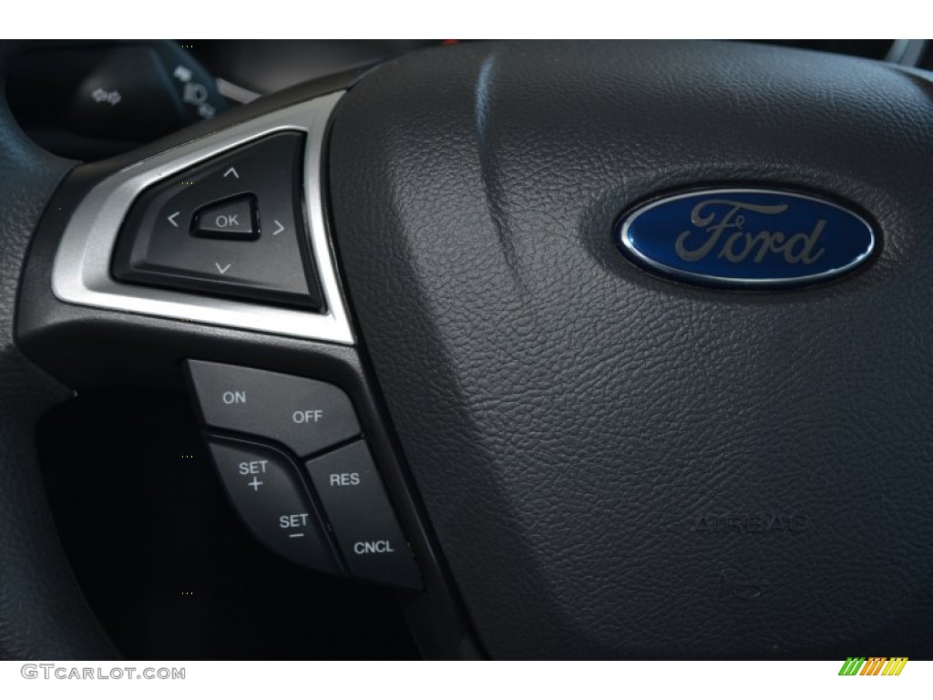 2014 Fusion Hybrid S - Ruby Red / Earth Gray photo #15