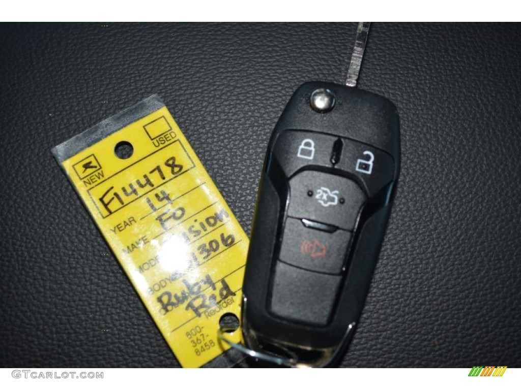 2014 Fusion Hybrid S - Ruby Red / Earth Gray photo #19