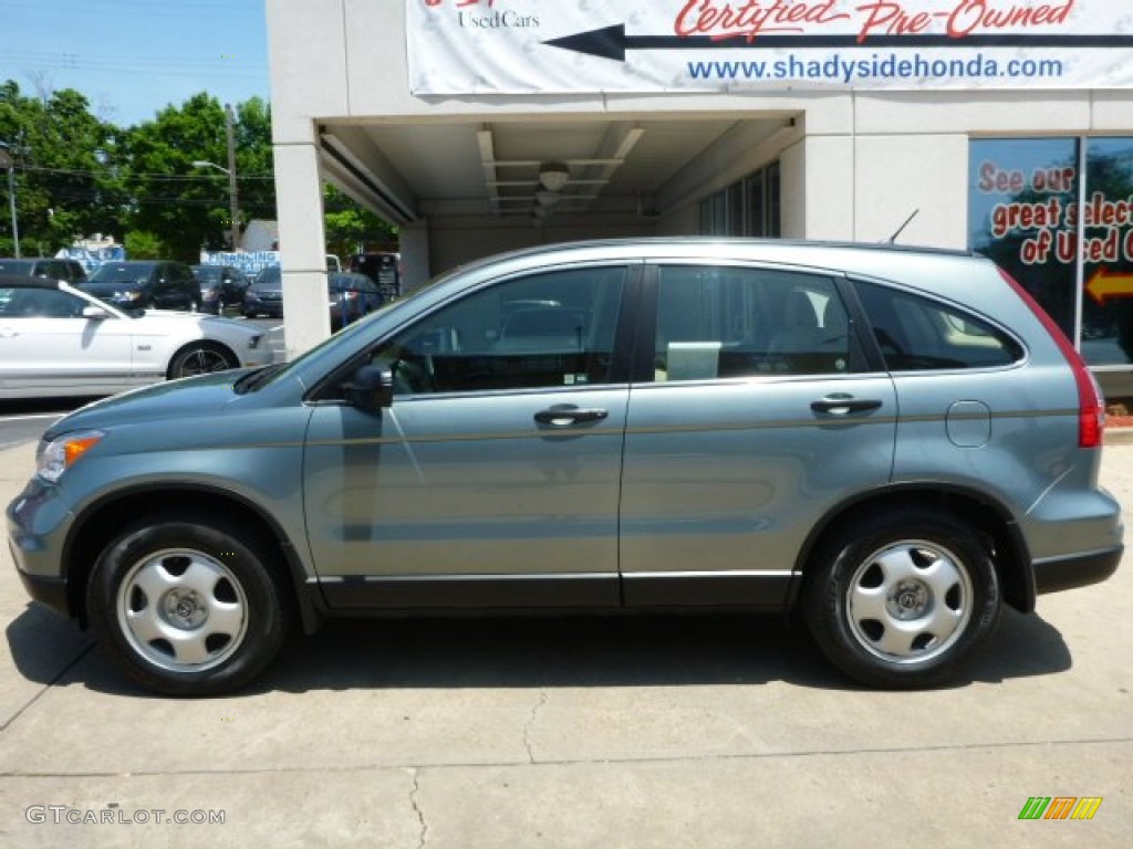 2011 CR-V LX 4WD - Opal Sage Metallic / Ivory photo #2