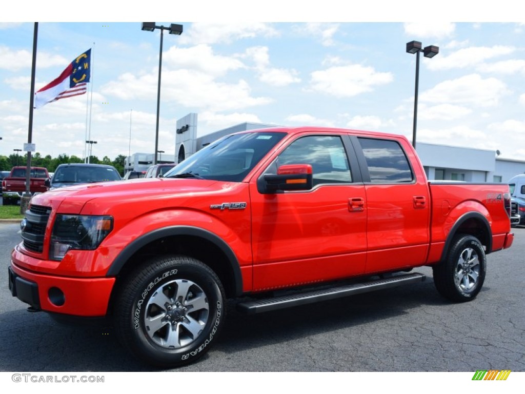 2014 F150 FX4 SuperCrew 4x4 - Race Red / Black photo #3